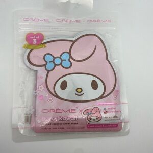 The Creme Shop x Hello Kitty Ready To Glow Face Sheet Mask 3 Pack Aloe Vera  NEW